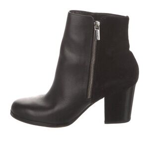 Michael Kors Women's Margaret Bootie Black Leather Boot Size 8M
